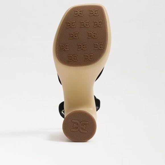 $89 (9) SAM EDELMAN Black Suede Platform Heel - Picture 7 of 8